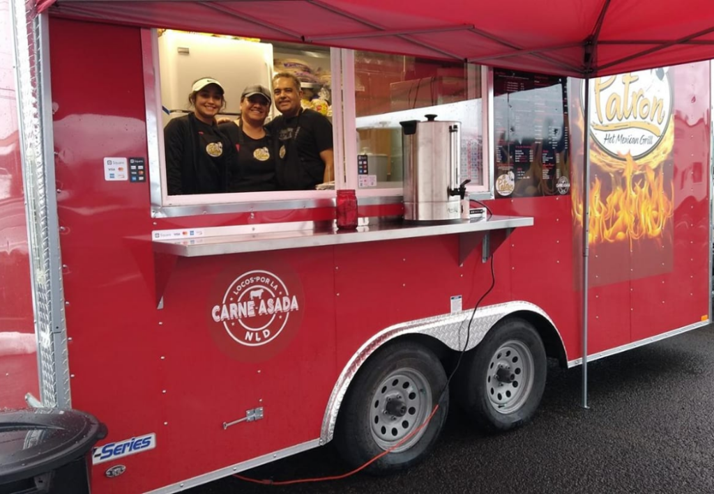 Alex Magana works with her family in their food truck, El Patron. 